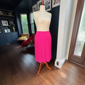 J. Crew Vibrant Pink A-Line Skirt